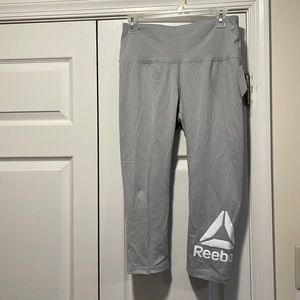 Capri High Rise Reebok Grey Leggings